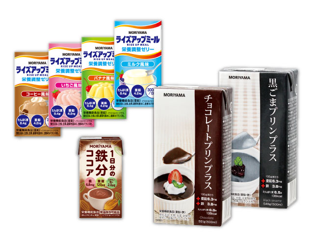 ライズアップミール　鉄分ココア　プリン　栄養機能食品
